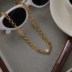 ELENYS Unity Chain – pozlacený náhrdelník 18K žluté zlato Délka: 45+5 cm / max. 50 cm