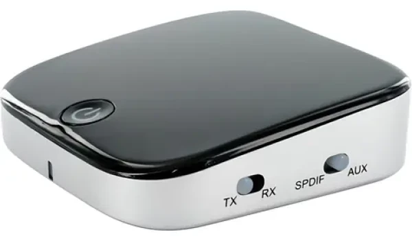 Schwaiger Bluetooth vysílač a přijímač černá / Audio adaptér / Bluetooth 4.1 / A2DP / dosah 10 m / 3.5 mm, S/PDIF (DAR100513)