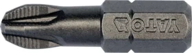 Compass Bit křížový 1/4 PZ3 x 25 mm, AISI S2, HRC 58-61 10 ks YT-04722