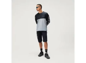 Endura Core Printed L/S Tee pánský dres dlouhý rukáv Black vel. M