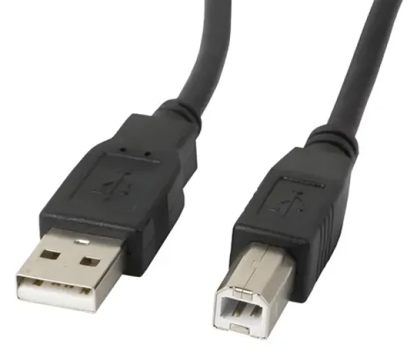 Lanberg CA-USBA-11CC-0030-BK černá / Kabel USB / USB-A (M) - USB-B (M) / USB 2.0 / 3 m (CA-USBA-11CC-0030-BK)