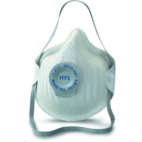 Respirátor MOLDEX 2555 FFP3 NR D s výdechovým ventilkem bílý