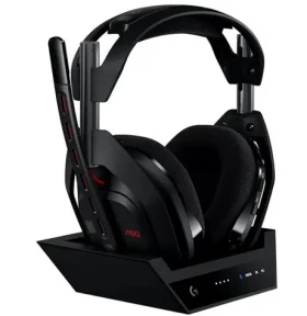 Logitech ASTRO A50 černá / bezdrátová herní sluchátka / mikrofon / USB BT (939-002224)