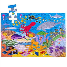 Bigjigs Toys Podlahové puzzle Podmořský svět