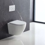 MEREO - WC závěsné kapotované, Smart Flush RIMLESS, keramické, vč. sedátka VSD85T1