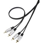 Oehlbach jack audio prodlužovací kabel [1x jack zástrčka 3,5 mm - 1x jack zásuvka 3,5 mm] 5.00 m černá pozlacené kontakty Oehlbac