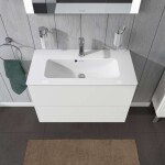 DURAVIT - L-Cube Umyvadlová skříňka Compact, 55x82x39 cm, 2 zásuvky, lesklá bílá LC625702222