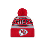 New Era Pánská zimní čepice Kansas City Chiefs NFL Pom Wordmark