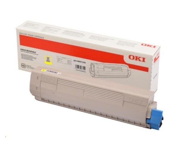 OKI Yellow toner do C823/C833/C843 (7 500 stránek) EDF_662430