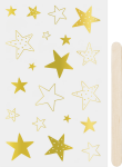 Heyda Propisoty 10 x 19 cm - hvězdy zlaté