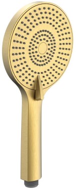 SAPHO - Ruční masážní sprcha, 3 režimy sprchování, silikon trysky, průměr 120, ABS/zlato mat SK879GB