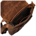 Pohodová dámská kožená crossbody kabelka Berenika, camel