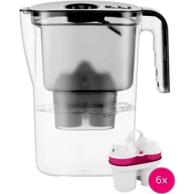 BWT VIDA MEI černá + 6 filtrů / Filtrační konvice / 2,6 l / mechanický ukazatel výměny filtru (100002101648)