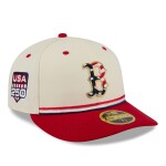 New Era Pánská kšiltovka Boston Red Sox MLB 2026 4th of July USA 250 Low Profile 59FIFTY Fitted Velikost: 7 1/2