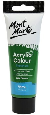Mont Marte akrylová barva 75 ml trávově zelená (Sap Green)