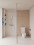 Kielle - Vega Sprchový set s termostatem, 36 x 24 cm, 3 proudy, chrom/bílá 20618010