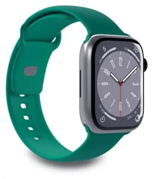 Puro Icon Jade / Silikonový řemínek / pro Apple Watch 38/40/41 mm (PUICNAW40DKGRN)