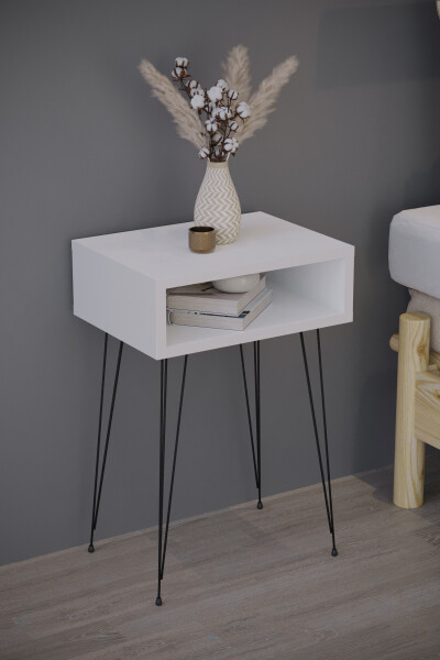 FRONTI Noční stolek TEREZA - bílý