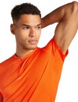 ICEBREAKER Mens Mer 125 Cool-Lite Speed SS Quarter Zip, Blaze (vzorek) velikost: M