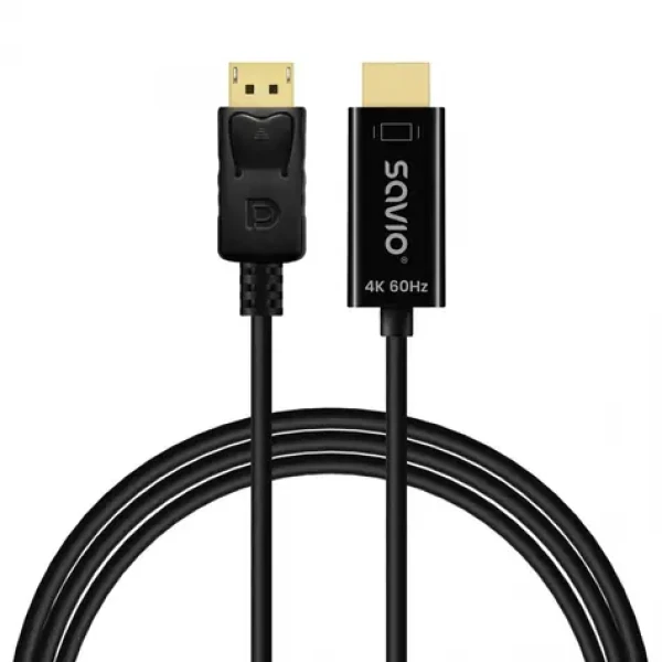 Kabel DisplayPort na HDMI CL-189 / Propojovací kabel / 4K/60Hz / 1,5 m (SAVKABELCL-189)