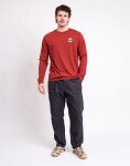 Tričko Patagonia M's L/S Great Waves Responsibili-Tee Rusty Red
