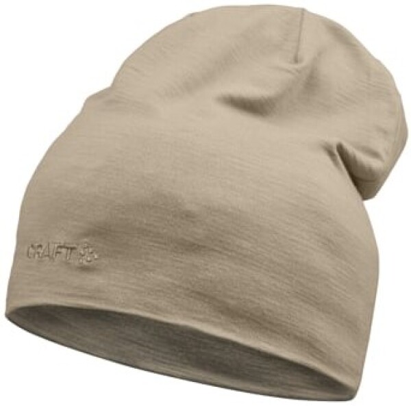 Běžecká čepice CRAFT Essence Wool - béžová Velikost textilu: L-XL