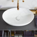 VILLEROY & BOCH - Artis Umyvadlo na desku, 610x410 mm, CeramicPlus, Stone White 419861RW