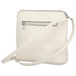 Stylová dámská koženková crossbody Kira, krémová