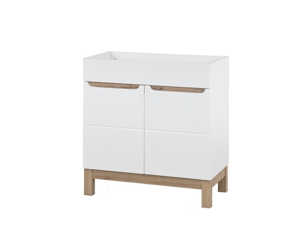 COMAD - Skříňka pod umyvadlo 80cm 2 dvířka BALI bílá 5907611647479