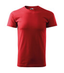 Basic tričko pánské červená 5XL