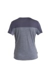 ICEBREAKER Wmns Merino 125 Cool-Lite™ Sphere III SS Tee Colour Block, Graphite Heather/Graphite/Cb velikost: S