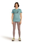 ICEBREAKER Wmns 150 Tech Lite SS Tee Lake View, Hydro velikost: S
