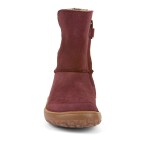 Dívčí zimní barefoot boty TEX SUEDE Bordeaux G3160250-1 - 29