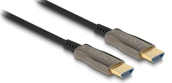 Delock Aktivní optický kabel HDMI 15m černá / 8K / 60Hz (84037)