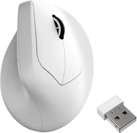 Keychron M5 bílá / Vertikální myš / Bezdrátová (M5-A24)