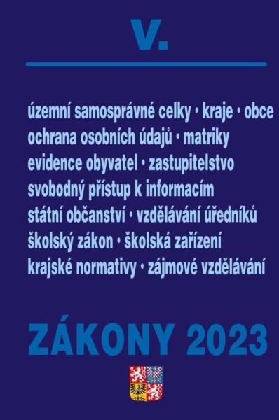 Zákony 2023 Veřejná správa, Školství