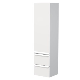 Koupelnová skříňka vysoká Naturel Pavia 40x155x35 cm levá bílá mat bílá úchytka PAVIA3V40DVLBI PAVIA3V40DVLBI
