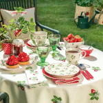 GREEN GATE Latte cup Dotty Red 300 ml, červená barva, porcelán 300ml