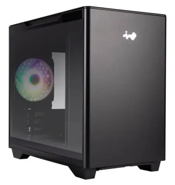 InWin A3 černá / Skříň / Micro-ATX, Mini-ITX / ARGB / průhledná bočnice / 1x USB-C, 2x USB-A (A3)