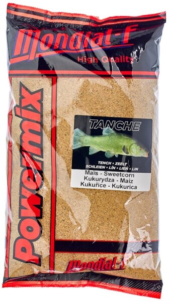 Mondial F Krmítková směs Powermix Tench 1kg - Kukuřice,Mondial F Krmítková směs Powermix Tench 1kg - Kukuřice