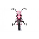 Mamido Dětská elektrická motorka Cross Pantone 361C růžová