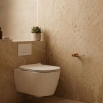 REA - Držák na toaletní papír 64105 SOLO Brush Copper REA-84207