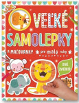 Velké samolepky pre malé ruky Divé zvieratá