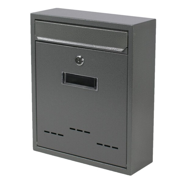 Poštovní schránka šedá struktura, 260x90x310mm, RADIM M.