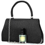 Módní dámská plesová kabelka Michelle Moon Araxi, černá