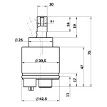 SAPHO - Směšovací kartuše 42 ECOSTOP 1110-99