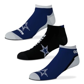 For Bare Feet Pánské ponožky Dallas Cowboys NFL No Show 3er-Pack