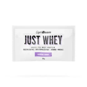 Just Whey Grass-Fed Protein – GymBeam (borůvkový jogurt, 30 g) (42850-11-30g-blueberryyoghurt)