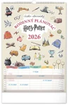 NOTIQUE Nástěnný kalendář Rodinný plánovací Harry Potter 2026, 33 x 46 cm (PGN-35768-L)