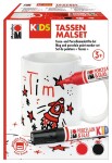 Marabu KiDS Porcelain &amp; Glas Painter - 2x popisovač + hrnek pro kluky